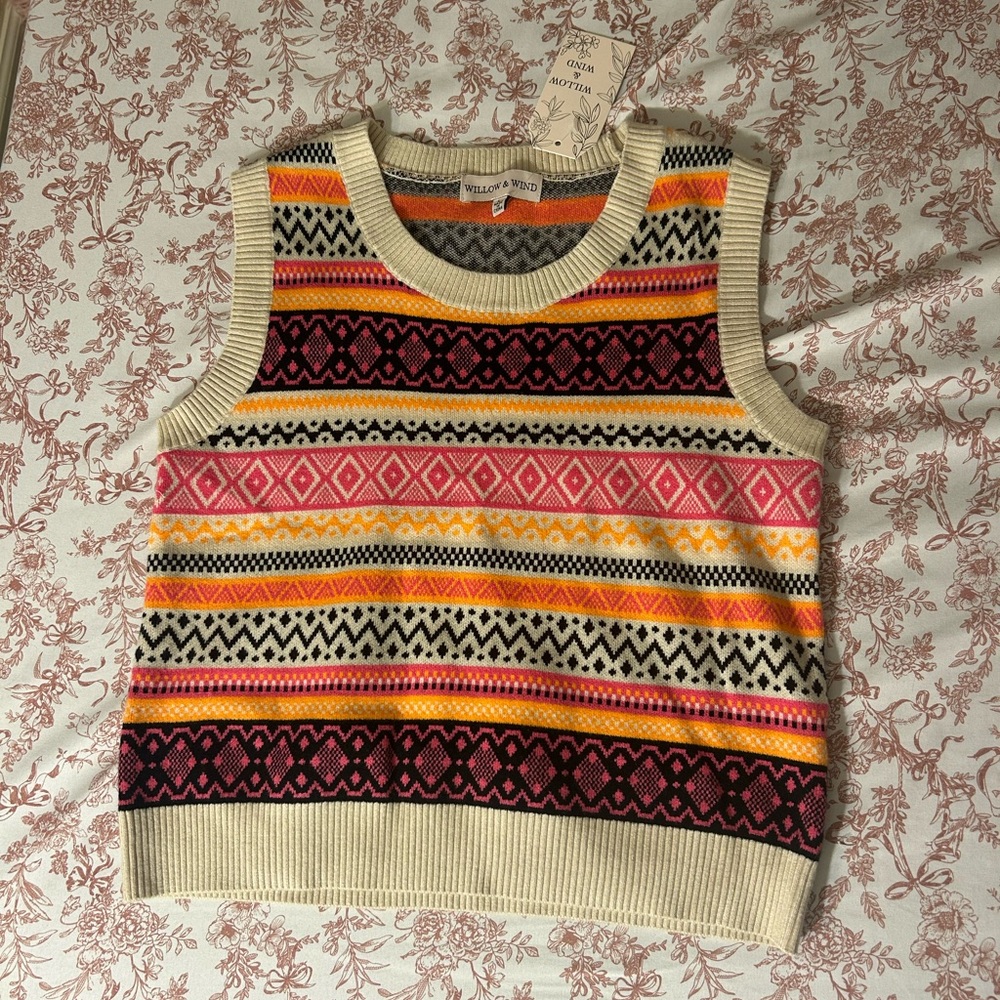Striped Sweatervest
